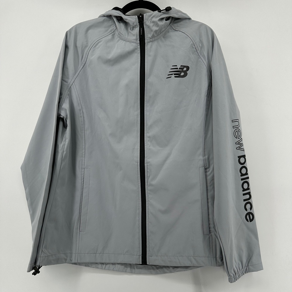 New Balance Womens Softshell 4-Way Stretch Jacket Silver Mink CTNJKW342 L